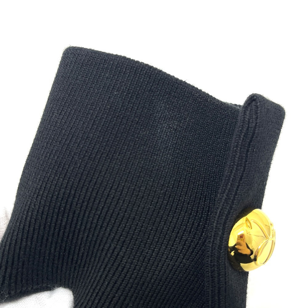 Adam et Rope Apparel, knitwear, V-neck, button-up knit, thick cardigan cotton Black Used