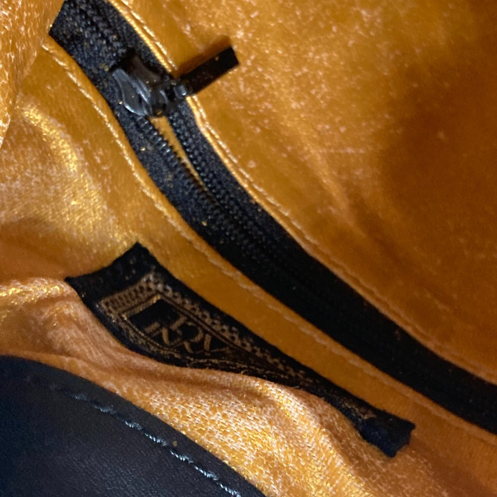 VERSACE 花柄 チェーン カバン バケツ型 フラワー 巾着 斜め掛け ショルダーバッグ PVC/レザー レディース マルチカラー