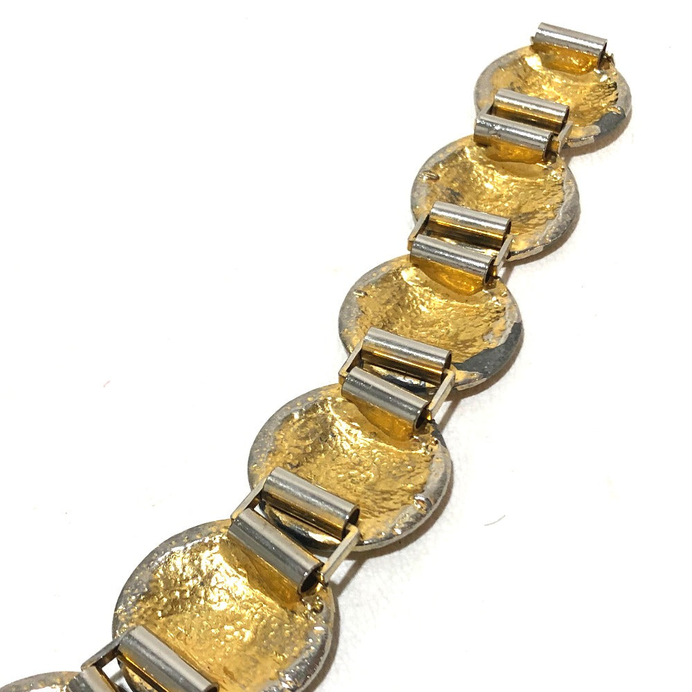 Gianni Versace Medusa Rhinestone Bracelet GP Women's Gold