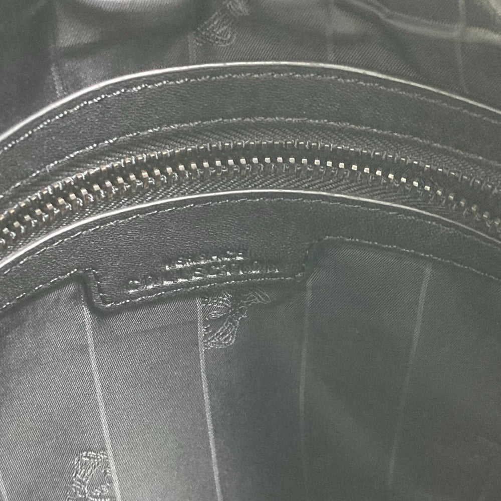 VERSACE Medusa Crossbody Shoulder Bag in Black Leather