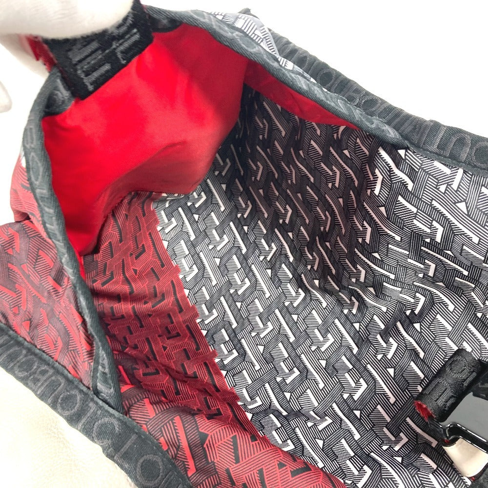 Christian Louboutin ロゴ 2WAYバッグ ハンドバッグ トートバッグ カバン ショルダーバッグ ナイロン ユニセックス レッド