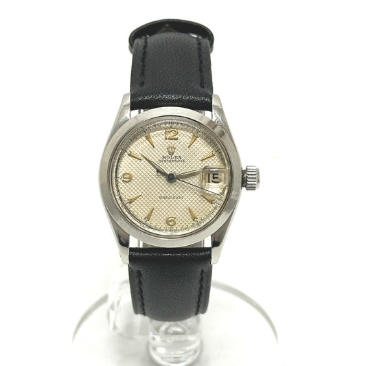 ROLEX 6466 Oyster Precision Manual Winding Watch, Stainless Steel, Men's, Silver