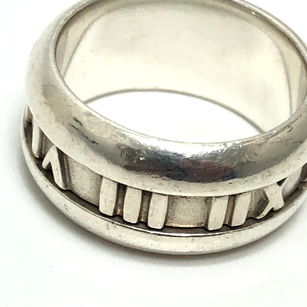 TIFFANY & Co. Atlas 2003 Wide Accessory Jewelry Ring, SV925, Women's Silver