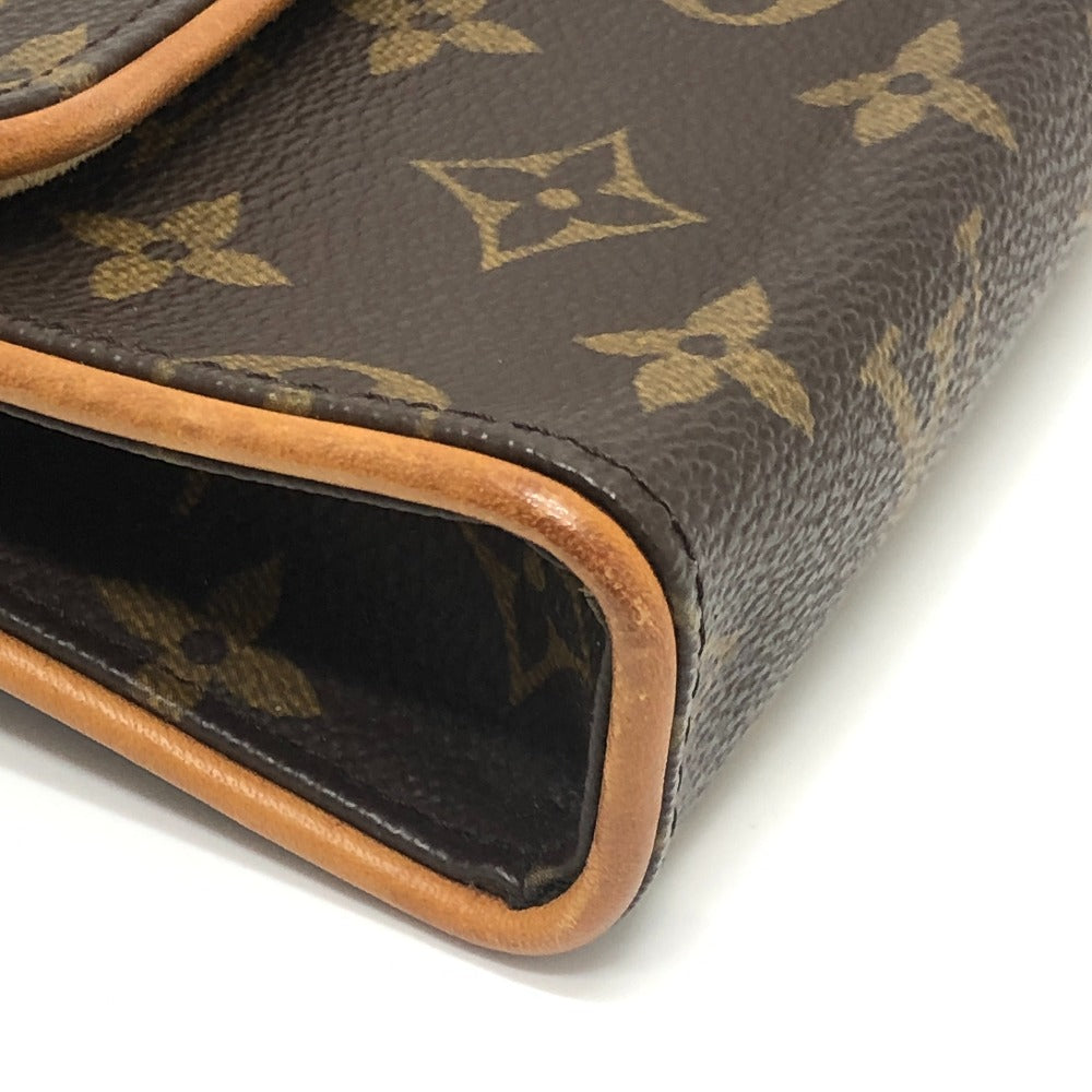 LOUIS VUITTON M51855 Florentine Pochette, Belt Bag, Waist Bag, Monogram Canvas, Women's, Brown