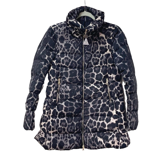 MONCLER トルセッテ レオパード ダウンコート レディース グレー系