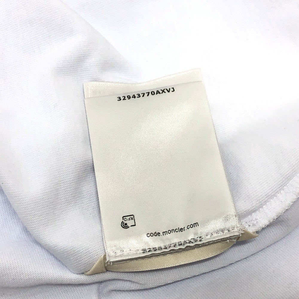 MONCLER J2 8C00024 ロゴ 半袖 トップス アパレル Tシャツ 半袖Tシャツ コットン ユニセックス ホワイト