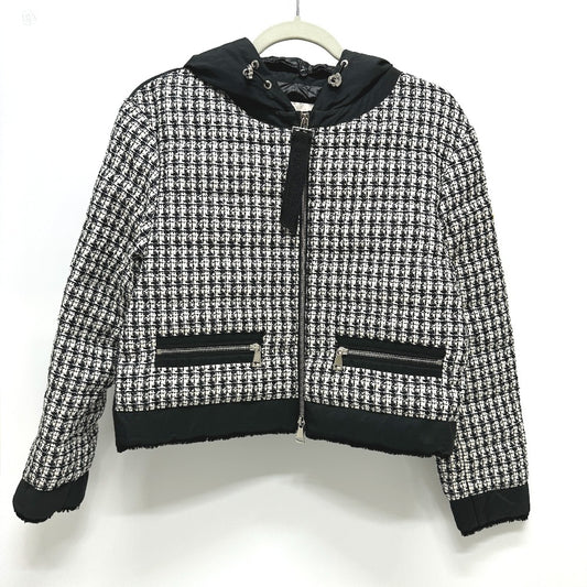MONCLER ダウン アウター REMONAY ルモネイ アパレル ツイード 長袖 ダウンジャケット ツイード レディース ホワイト - brandshop-reference