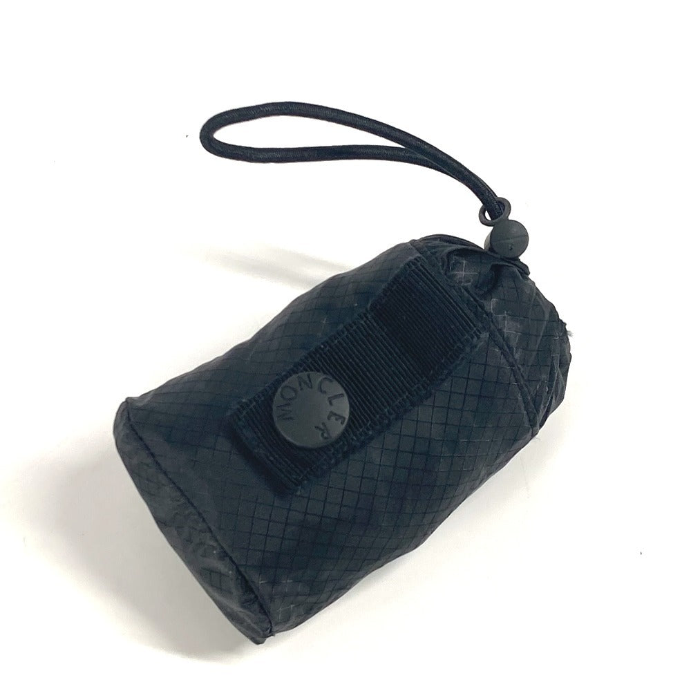 MONCLER logo shoulder bag, tote bag, eco bag, handbag, nylon, unisex, black