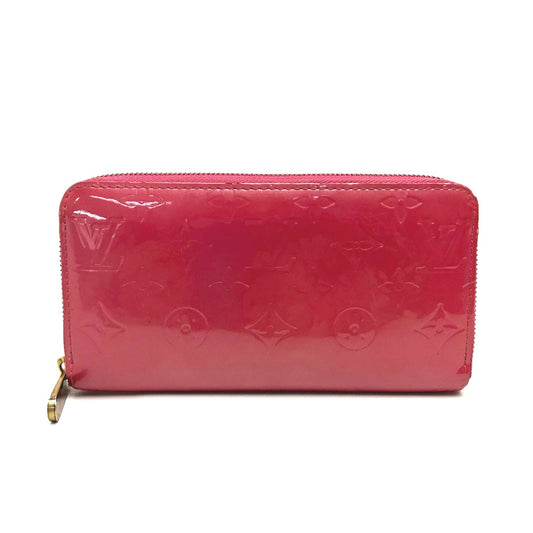 LOUIS VUITTON M9147F モノグラムヴェルニ 長財布 ジッピーウォレット ロングウォレット 長財布 パテントレザー レディース フランボワーズ ピンク