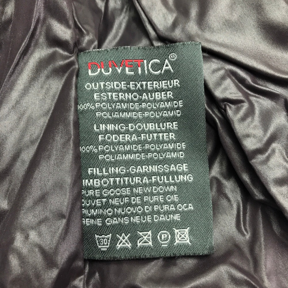 DUVETICA Women's Short Hooded Zip-Up Down Jacket in Polyamide, Dark Purple