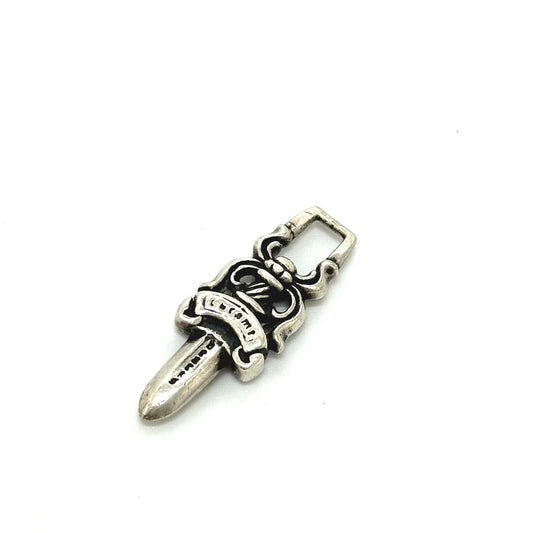 CHROME HEARTS 5DAGGER ZIP1 5ダガーチャーム 小 チャーム SV925 メンズ シルバー