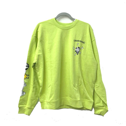 CHROME HEARTS PPO HRDWR GRN SWTSHRT トップス MATTY BOY マッティボーイ クルーネック トレーナー コットン メンズ ライムグリーン