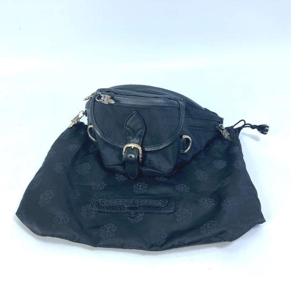 CHROME HEARTS SNAT PACK MINI Gunslinger Waist Pouch, Waist Bag, Nylon, Men's, Black