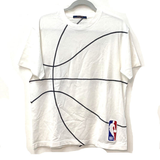 LOUIS VUITTON LV×NBA エンブロイダリーディテール トップス アパレル RM211M 半袖Tシャツ コットン メンズ ホワイト