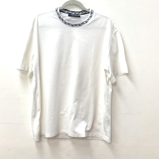 LOUIS VUITTON チェーン デザイン アパレル トップス RM201 半袖Tシャツ コットン レディース ホワイト