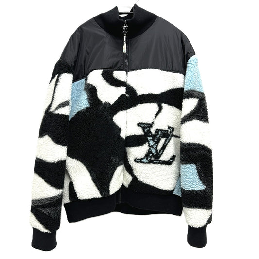 LOUIS VUITTON RM241M DFG HQY18W 24SS LVロゴフリース ナイロン切替 アパレル ブルゾン ポリエステル メンズ マルチカラー