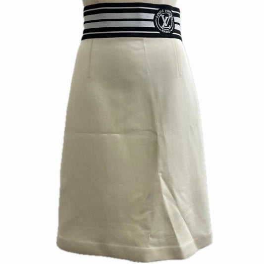 LOUIS VUITTON RW222J G72 FNSK10 22SS LVストライプ ペンシルスカート アパレル スカート ナイロン製 レディース ベージュ