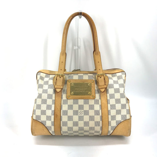 LOUIS VUITTON N52001 ダミエアズール バークレーPM ミニボストンバッグ カバン ハンドバッグ ダミエアズールキャンバス レディース ホワイト