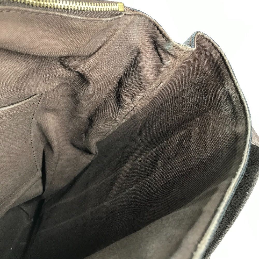 LOUIS VUITTON N52006 Damier Cabas Bobur Shoulder Bag, Vertical Tote Bag, Damier Canvas, Women's, Ebene, Brown