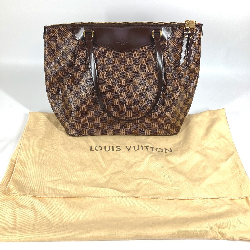 LOUIS VUITTON N41103 ダミエ ウエストミンスターGM カバン トートバッグ ショルダーバッグ ダミエキャンバス レディース エベヌ ブラウン