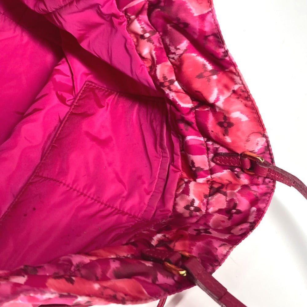 LOUIS VUITTON M94313 Ikat flower Noeful MM Drawstring Bag Tote Bag Shoulder Bag Shoulder Bag Leather / Nylon pink Used