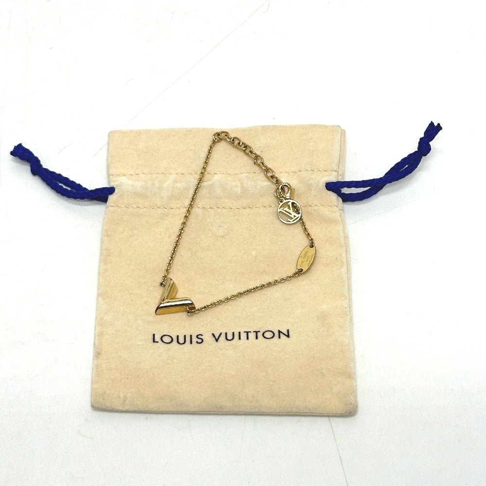LOUIS VUITTON M61084 アクセサリー ブラレス エッセンシャルV チェーン ブレスレット メタル レディース ゴールド