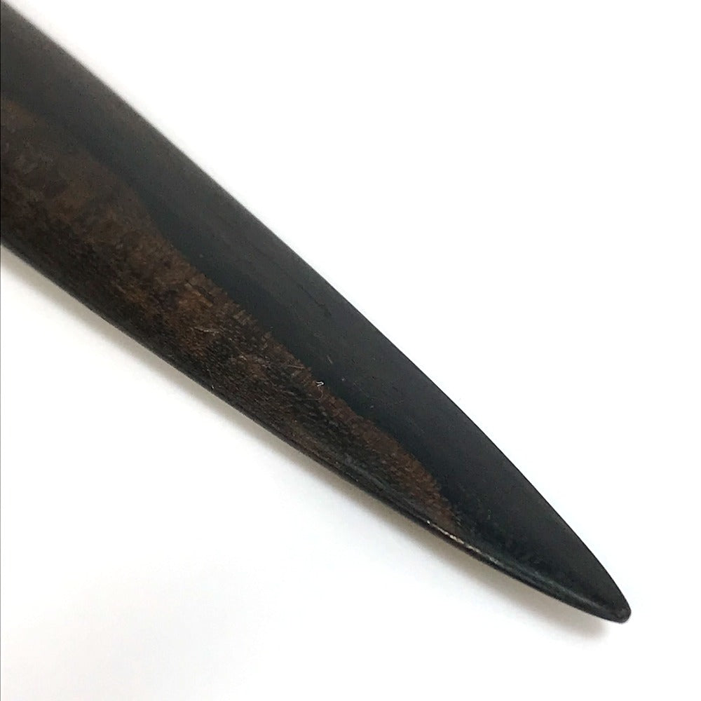 LOUIS VUITTON Monogram Shell Logo Paper Cutter/Knife, Novelty, Wooden, Unisex, Brown