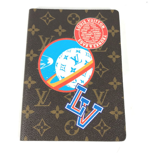 LOUIS VUITTON GI0208 モノグラム カイエ・クレマンス ノート ステーショナリー メモ帳 ノートブック モノグラムキャンバス レディース ブラウン