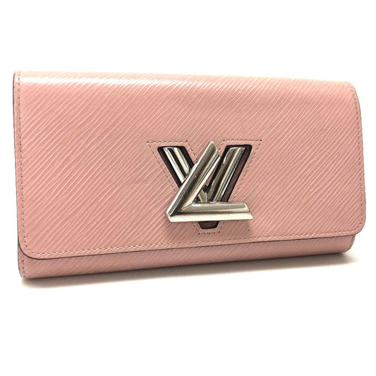 LOUIS VUITTON M61178 エピ ポルトフォイユ・ツイスト 2つ折り 長財布 エピレザー レディース ローズ・バレリーヌ ピンク