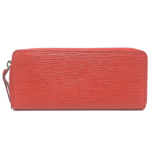LOUIS VUITTON M60913 エピ ポルトフォイユ・クレマンス ラウンドファスナー 長財布 エピレザー レディース レッド コクリコ