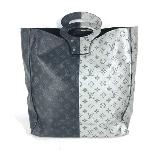 LOUIS VUITTON M43816 モノグラムエクリプス スプリット トート ハンドバッグ カバン バイカラー バッグ トートバッグ モノグラムエクリプスキャンバス メンズ ブラック