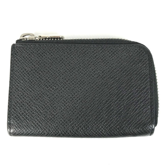 LOUIS VUITTON M63375 タイガ ポルト モネ ジュール L字ファスナー 財布 小銭入れ コインケース タイガレザー メンズ アルドワーズ ブラック