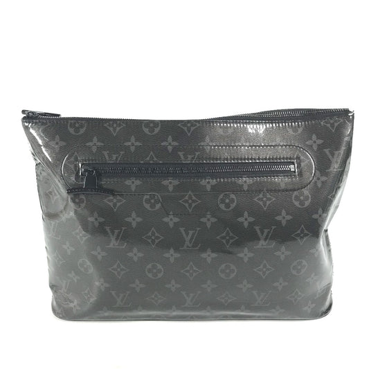 LOUIS VUITTON M63373 モノグラムエクリプスグレーズ 日本 東京 新宿伊勢丹限定 ポシェット・コスモス カバン ポーチ クラッチバッグ ビニール メンズ ブラック