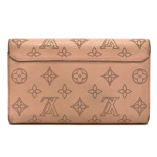 LOUIS VUITTON M60145 モノグラムマヒナ ポルトフォイユ・イリス 財布 ロングウォレット 長財布 モノグラムマヒナレザー レディース マグノリア ピンク