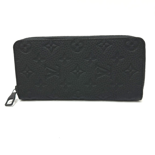 LOUIS VUITTON M69047 モノグラム ジッピーウォレット・ヴェルティカル ラウンドファスナー 長財布 トリヨンレザー メンズ ブラック