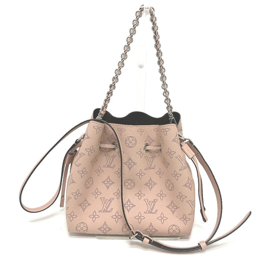 LOUIS VUITTON M57068 モノグラム・マヒナ ベラ 2WAYバッグ 巾着 カバン チェーン ショルダーバッグ モノグラムマヒナレザー レディース マグノリア ピンク