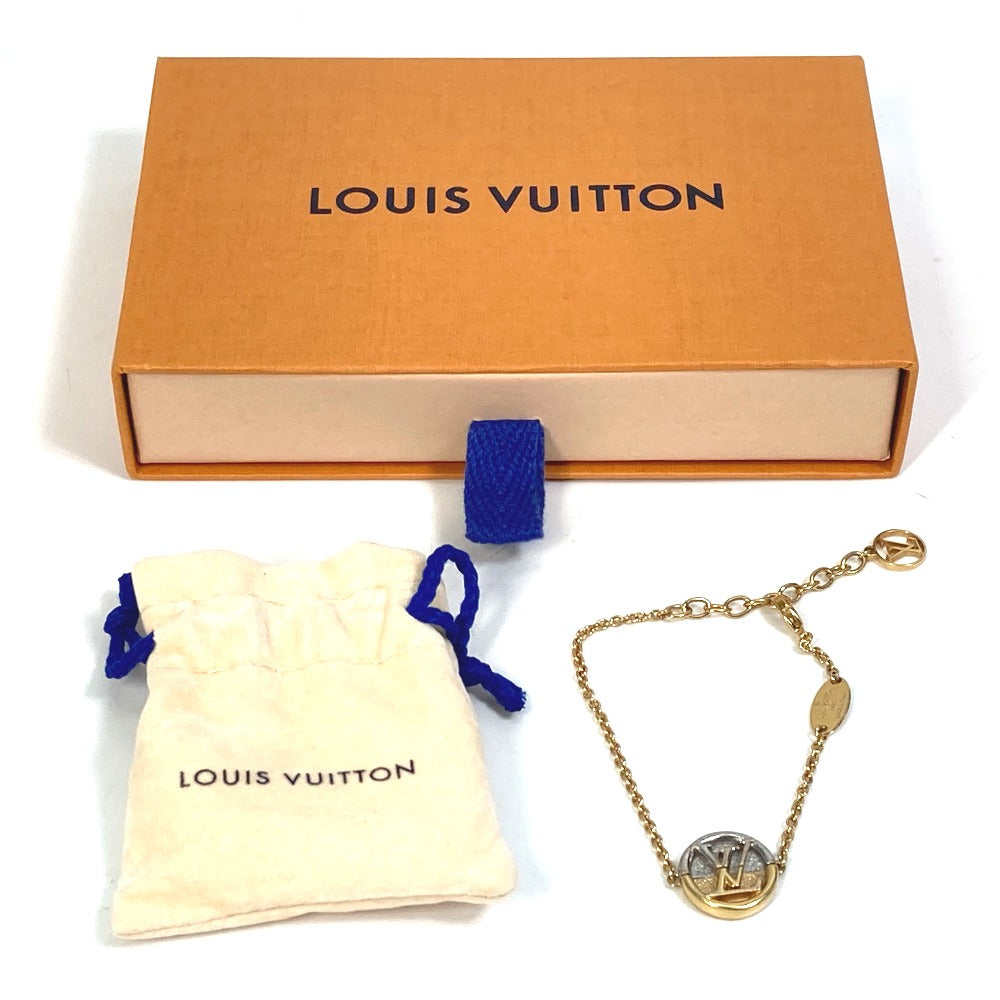 LOUIS VUITTON M69589 L TO V Bracelet, Accessory, Metal, Women's, Gold