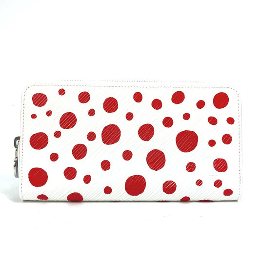 LOUIS VUITTON M81961 エピ 日本限定 LV × YK ジッピーウォレット 草間彌生 ラウンドファスナー 長財布 エピレザー レディース ルージュ レッド