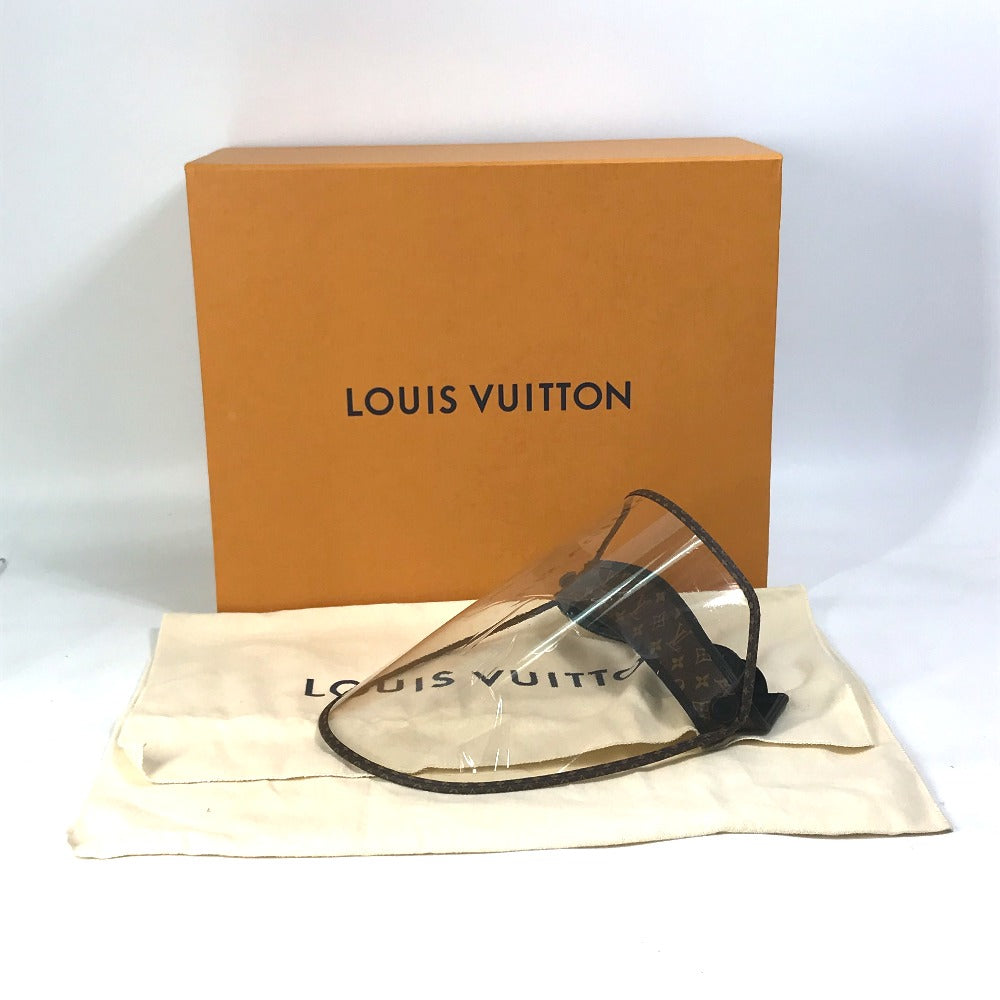 LOUIS VUITTON M76727 Monogram Bijou LV Shield Hat, Face Shield, Sun Visor, Monogram Canvas, Women's, Brown