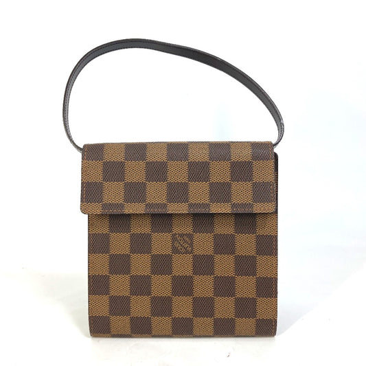 LOUIS VUITTON M99074 ダミエ CDケース DVDケース ポーチ 日本20周年限定 カバン ハンドバッグ ダミエキャンバス レディース エベヌ ブラウン