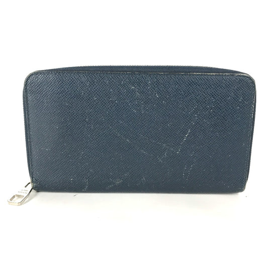 LOUIS VUITTON M30515 タイガ ジッピーオーガナイザー トラベルケース ラウンドファスナー 長財布 タイガレザー メンズ オーシャン ブルー