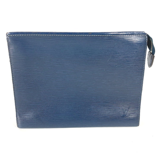 LOUIS VUITTON M41367 エピ ポッシュトワレ26 ポーチ カバン セカンドバッグ エピレザー メンズ アンディゴブルー ネイビー