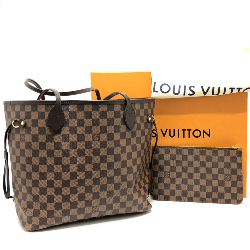 LOUIS VUITTON N40599 ネヴァーフル MM トートバック カバン バック 肩掛けバック トートバッグ ダミエキャンバス レディース エベヌ ブラウン