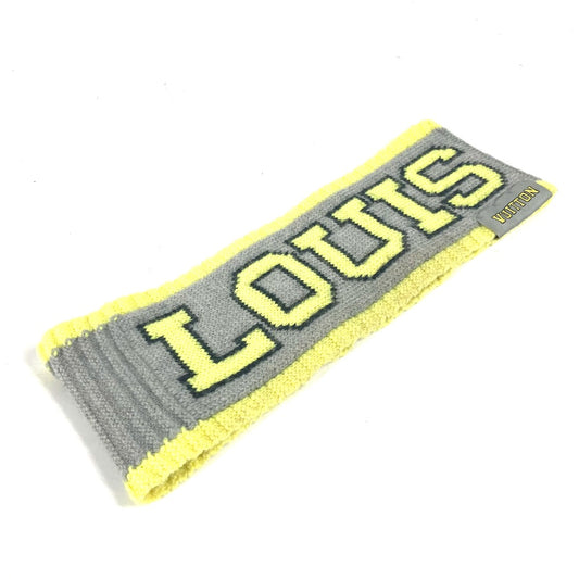LOUIS VUITTON MP2149 Fully Headband hair accessories headband hair band wool yellow/gray Used