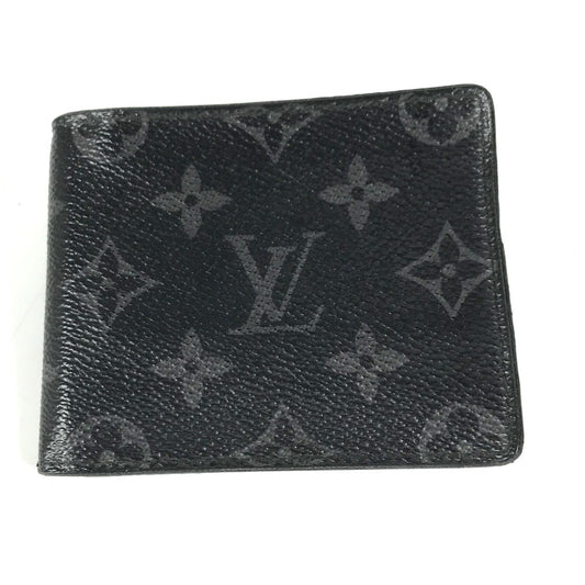 LOUIS VUITTON M62480 モノグラムエクリプス ポルトフォイユパンス 札入れ コンパクトウォレット マネークリップ付き 2つ折り財布 モノグラムエクリプスキャンバス メンズ ブラック