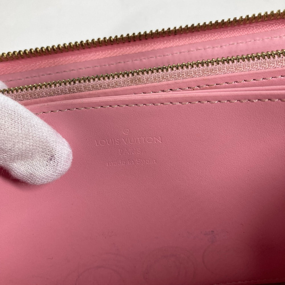 LOUIS VUITTON M80309 モノグラム ヴェルニ ジッピー ウォレット 2021年 バレンタイン 日本限定 長財布 モノグラムヴェルニ レディース ピンク