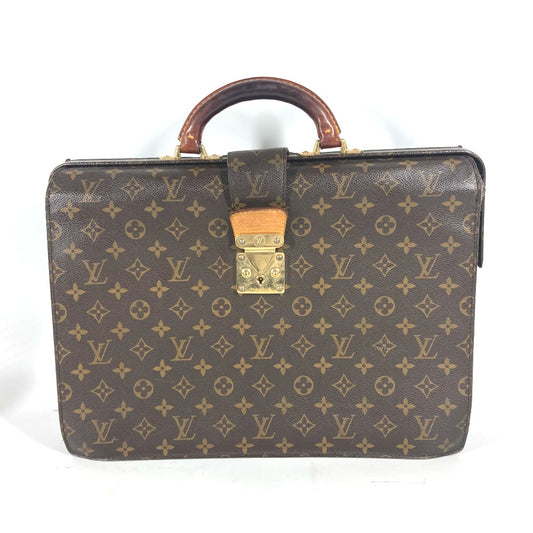 LOUIS VUITTON M53305 モノグラム セルヴィエット フェルモワール 書類バッグ カバン ブリーフケース ビジネスバッグ モノグラムキャンバス メンズ ブラウン