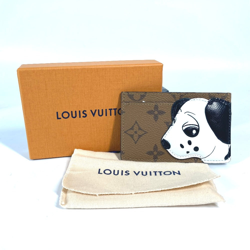 LOUIS VUITTON M83691 モノグラムリバース カードケース ポルト カルト・サーンプル 名刺入れ パスケース カードケース モノグラムリバースキャンバス レディース ブラウン - brandshop-reference