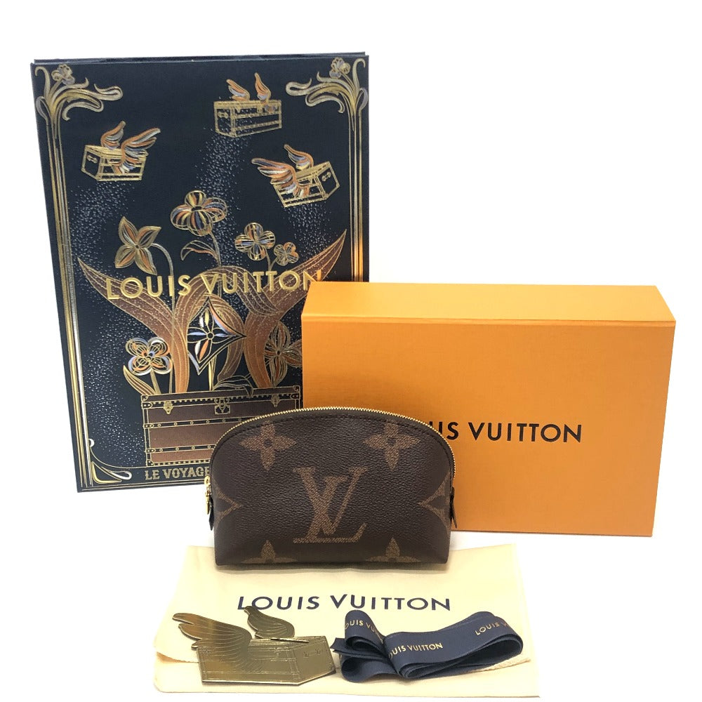 LOUIS VUITTON M11249 ポシェット・コスメティック PM ポーチ メイクポーチ 化粧ポーチ モノグラムリバースキャンバス レディース ブラウン
