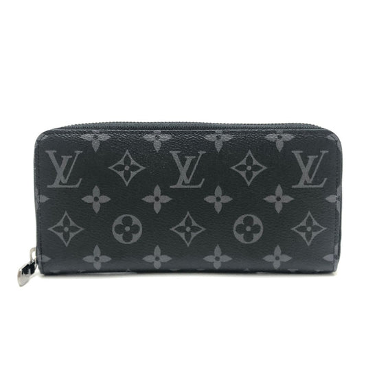 LOUIS VUITTON M11611 ジッピーウォレット・ホリゾンタル ラウンドジップ ロングウォレット 長財布 モノグラムエクリプスキャンバス メンズ ブラック